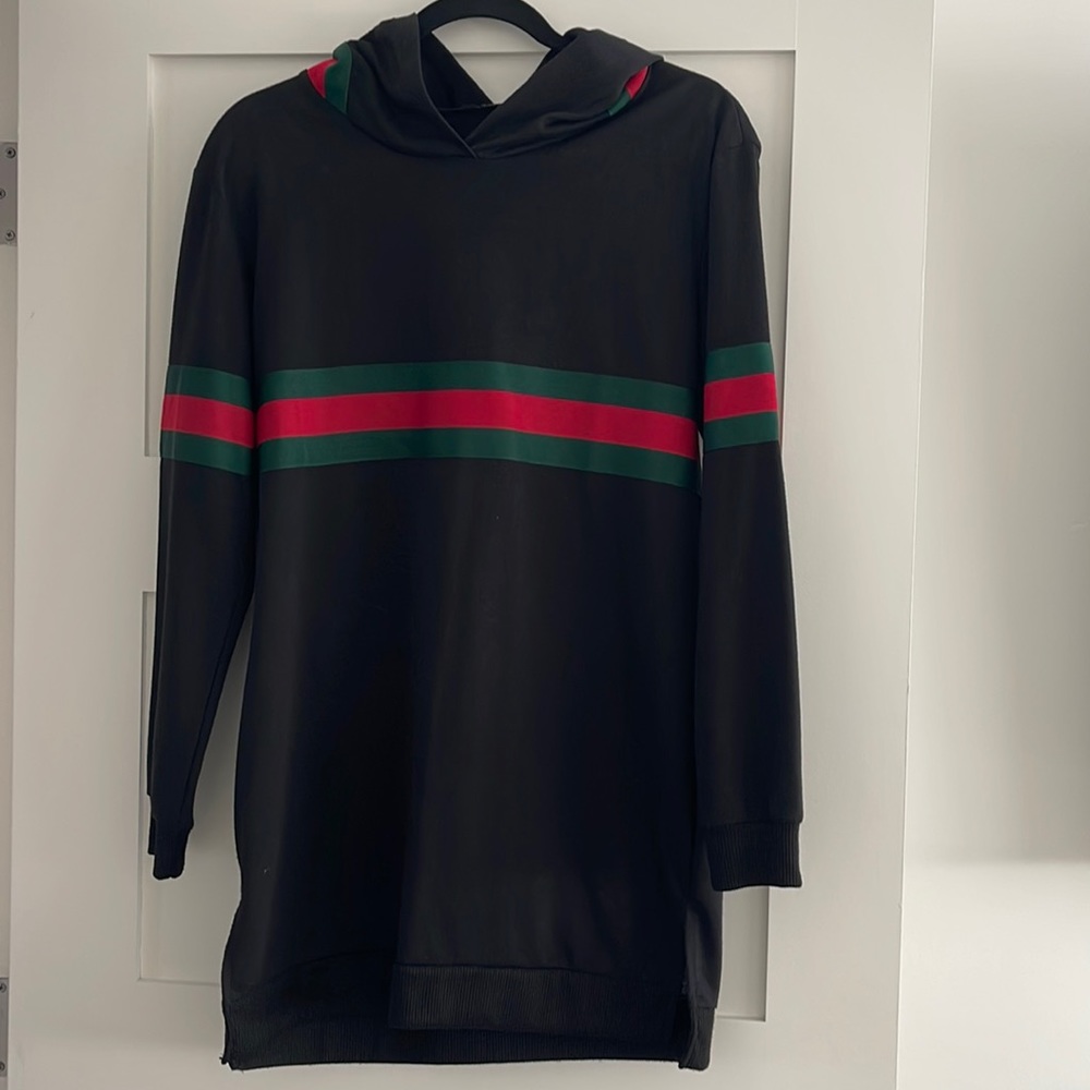 Black sweater dress